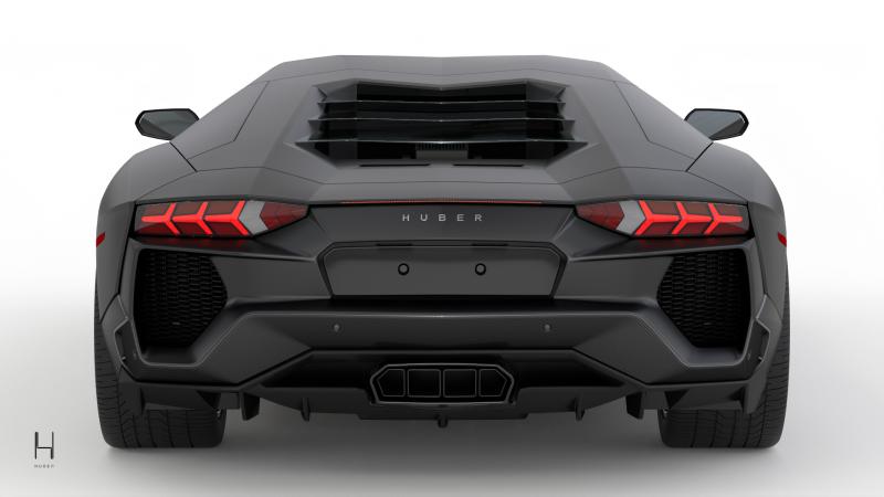  - Lamborghini Aventador by Huber | Les images du restylage full carbone
