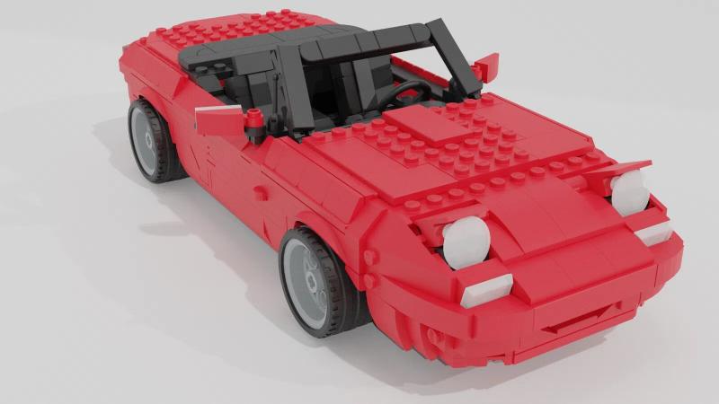  - Mazda MX-5 en Lego | Les images de la voitures en petites briques