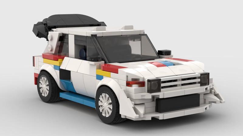 Peugeot 205 T16 en Lego | Les images de la championne de rallye
