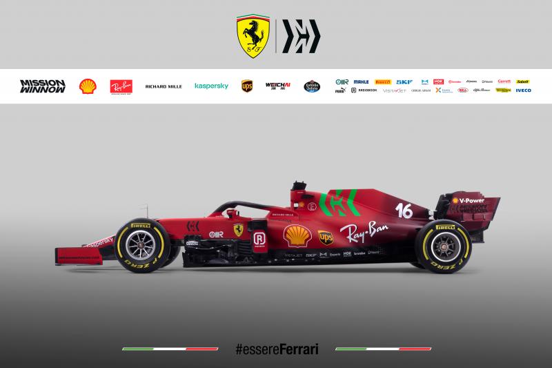  - F1 2021 | la Ferrari SF21 de Leclerc et Sainz en photo