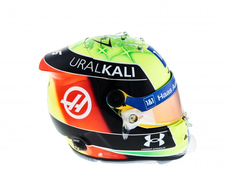  - Mick Schumacher | les photos de son 1er casque en F1