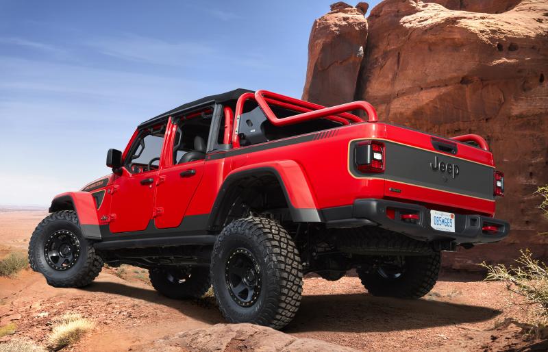  - Jeep Red Bare Gladiator Rubicon | Les photos du pick-up personnalisé