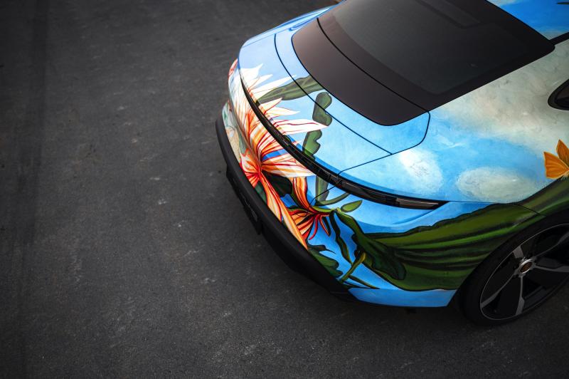  - Porsche Taycan 4S Artcar | Les photos de la berline électrique customisée