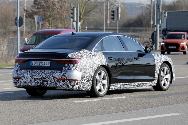 Audi A8 restylée (2022) | Les photos espion de la berline de luxe