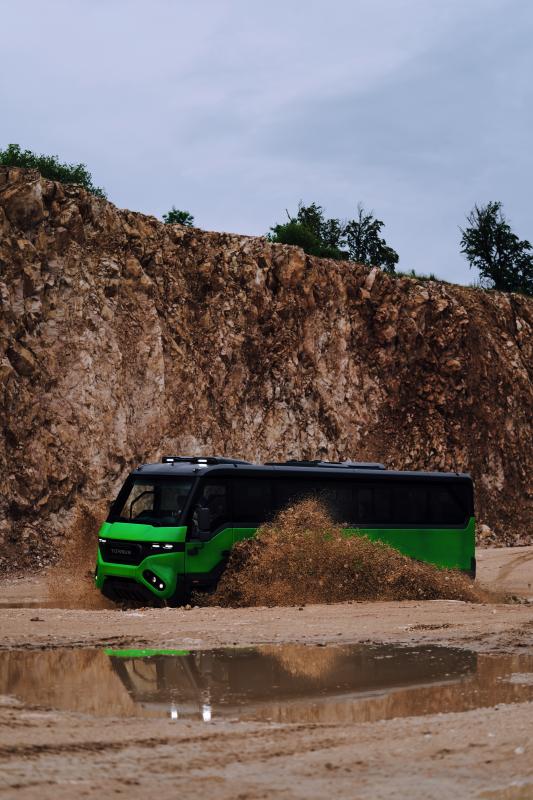 Torsus Praetorian (2021) | Les photos du bus tout-terrain en conditions extrêmes