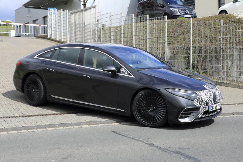 - Mercedes-AMG EQS (2022) | Les spyshots de la berline électrique sportive