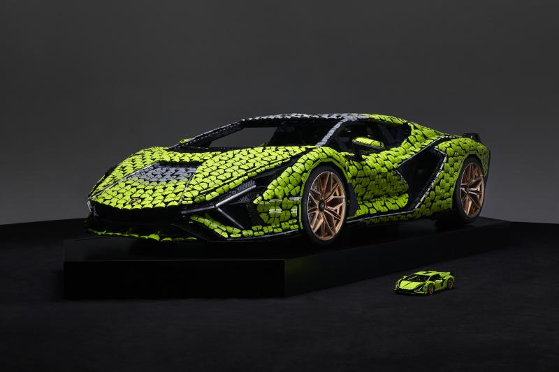  - Lamborghini Sián FKP 37 by Lego | Les photos de l’hypercar grandeur nature