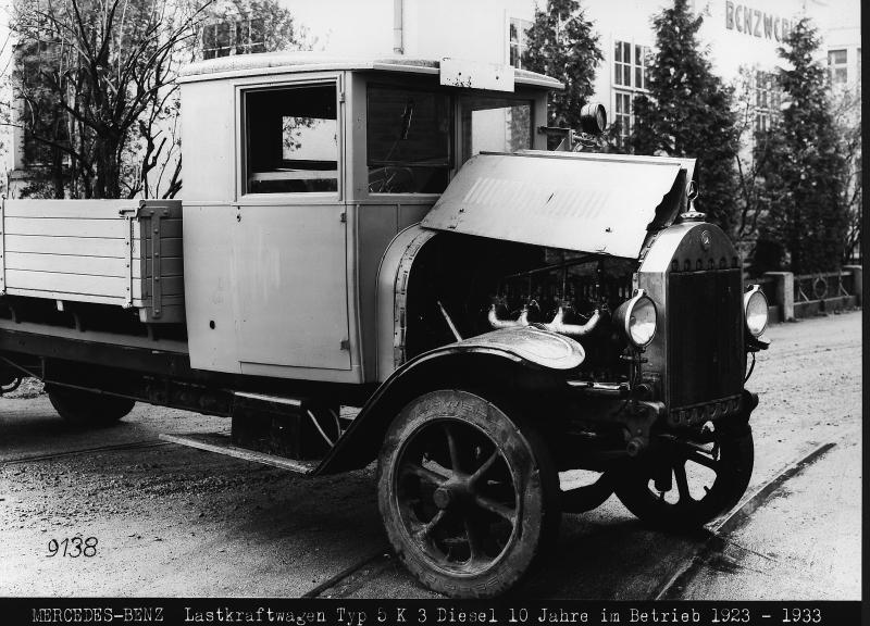 Daimler et Benz | Les photos de leur premier camion Diesel (1923)