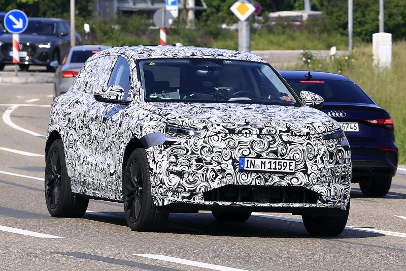 Audi Q6 e-tron (2022) | Les spyshots du prototype en Allemagne