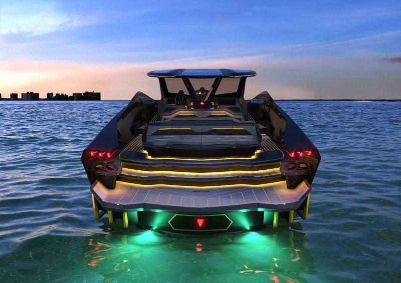 Tecnomar for Lamborghini 63 | Les photos du yacht inspiré par les supercars