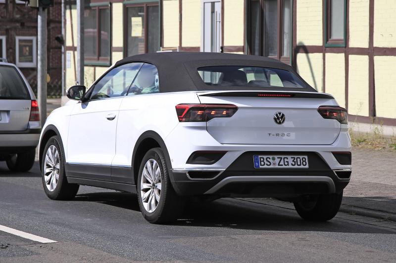  - Volkswagen T-Roc Cabriolet (2022) | Les spyshots du SUV cabriolet