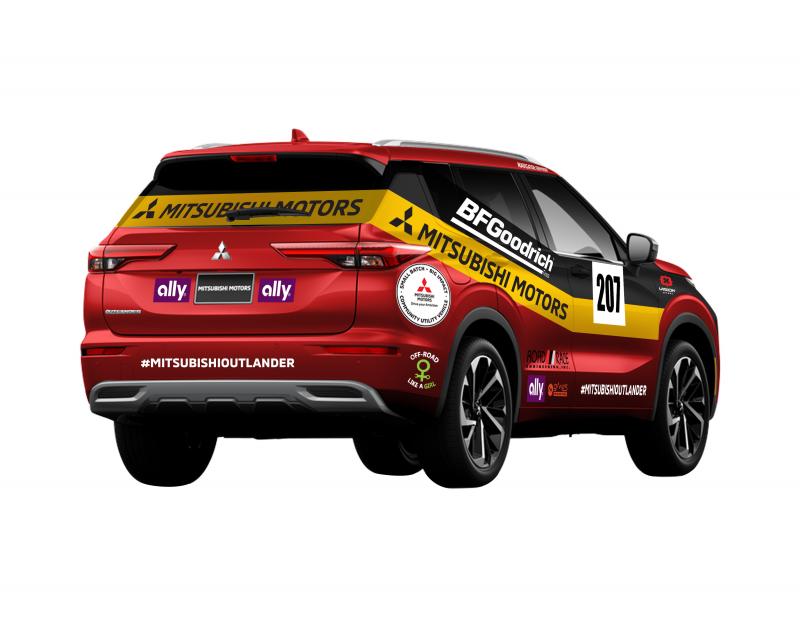  - Mitsubishi Outlander au Rebelle Rally 2021 | Les photos de la livrée spéciale