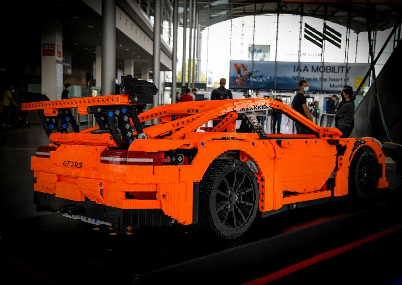  - Porsche 911 GT3 RS by Lego | nos photos au salon de Munich 2021