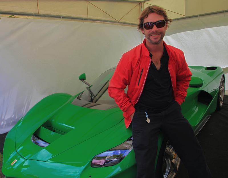  - Ferrari LaFerrari verte de Jamiroquai | les photos de sa participation au Festival of Speed de Goodwood (2014)