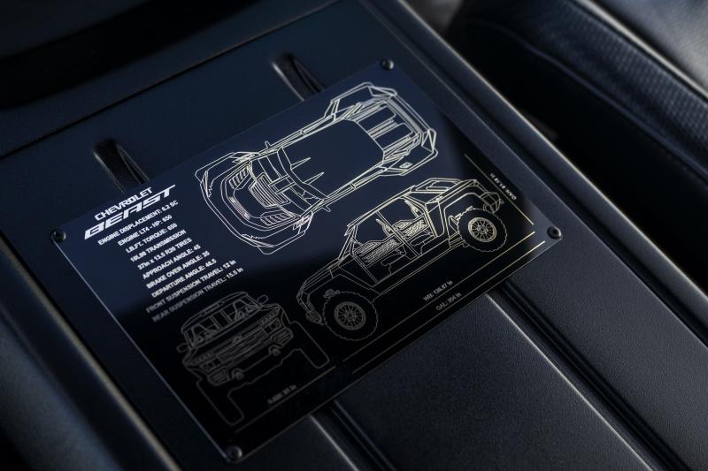 The Chevy Beast au SEMA Show 2021 | Les photos du concept-car extrême