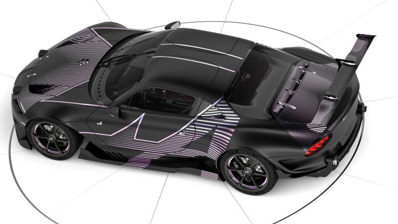 Alpine A110 GTA Concept en NFTs | Les images des cinq livrées