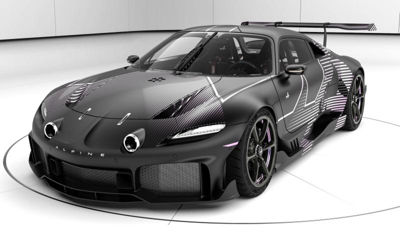 Alpine A110 GTA Concept en NFTs | Les images des cinq livrées