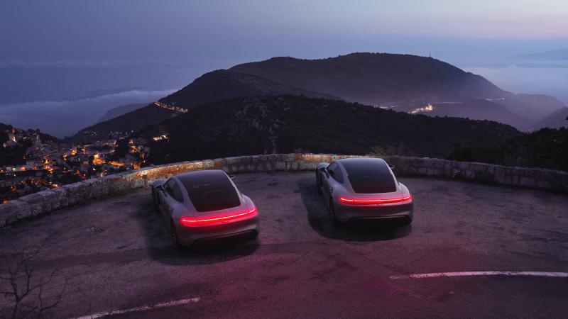 Porsche Taycan | Les photos surréalistes de Tomek Makolski