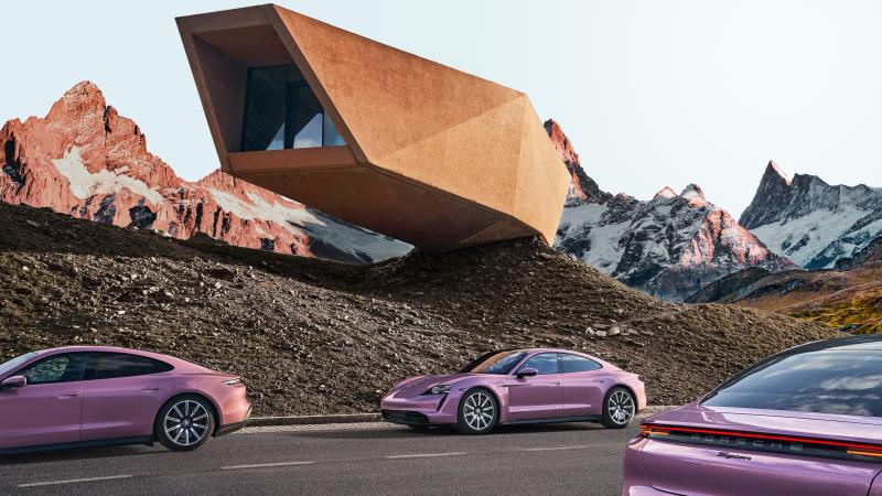 Porsche Taycan | Les photos surréalistes de Tomek Makolski