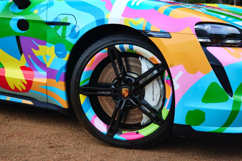  - Porsche Taycan | Les photos de la nouvelle art car réalisée par un artiste australien