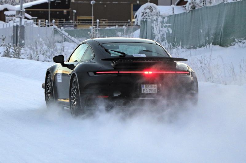 Porsche 911 Turbo restylée | Les spyshots de la sportive allemande