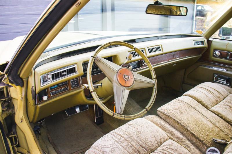 Une ancienne Cadillac d'Elvis Presley aux enchères | Les photos de la Cadillac Fleetwood Brougham