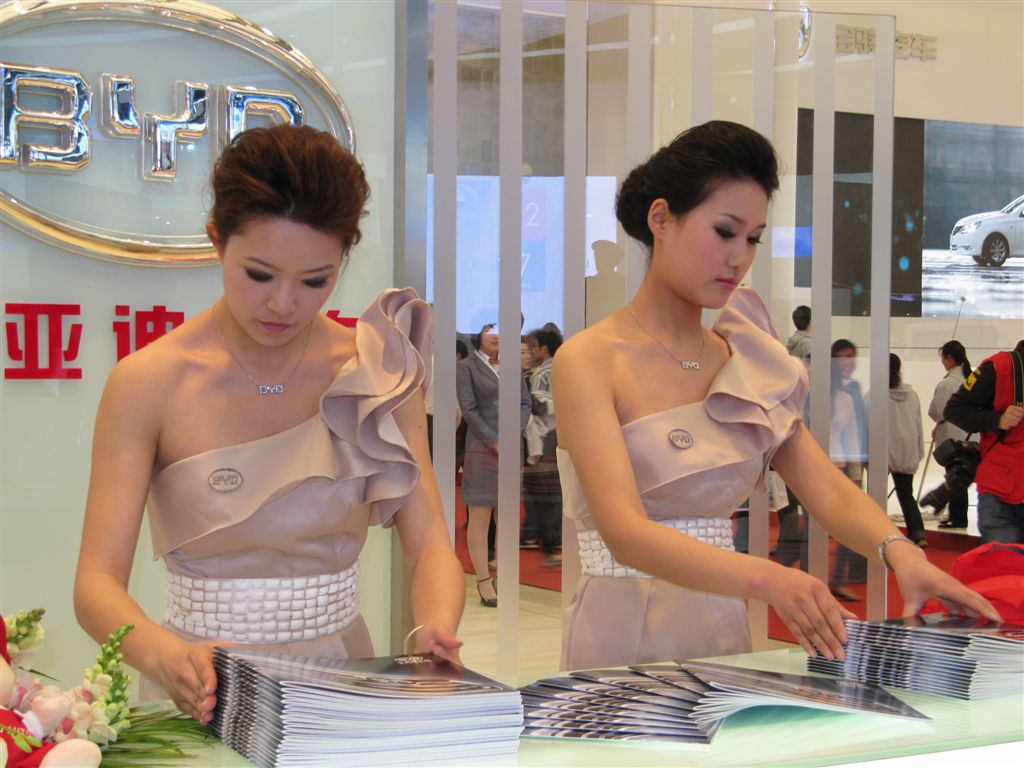  - Les hôtesses du salon de Shanghai 2011