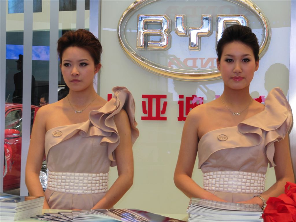  - Les hôtesses du salon de Shanghai 2011