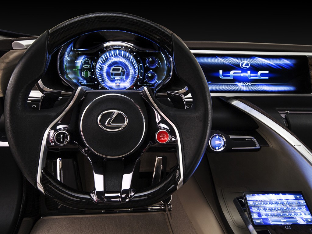  - Lexus LF-LC Concept bleu