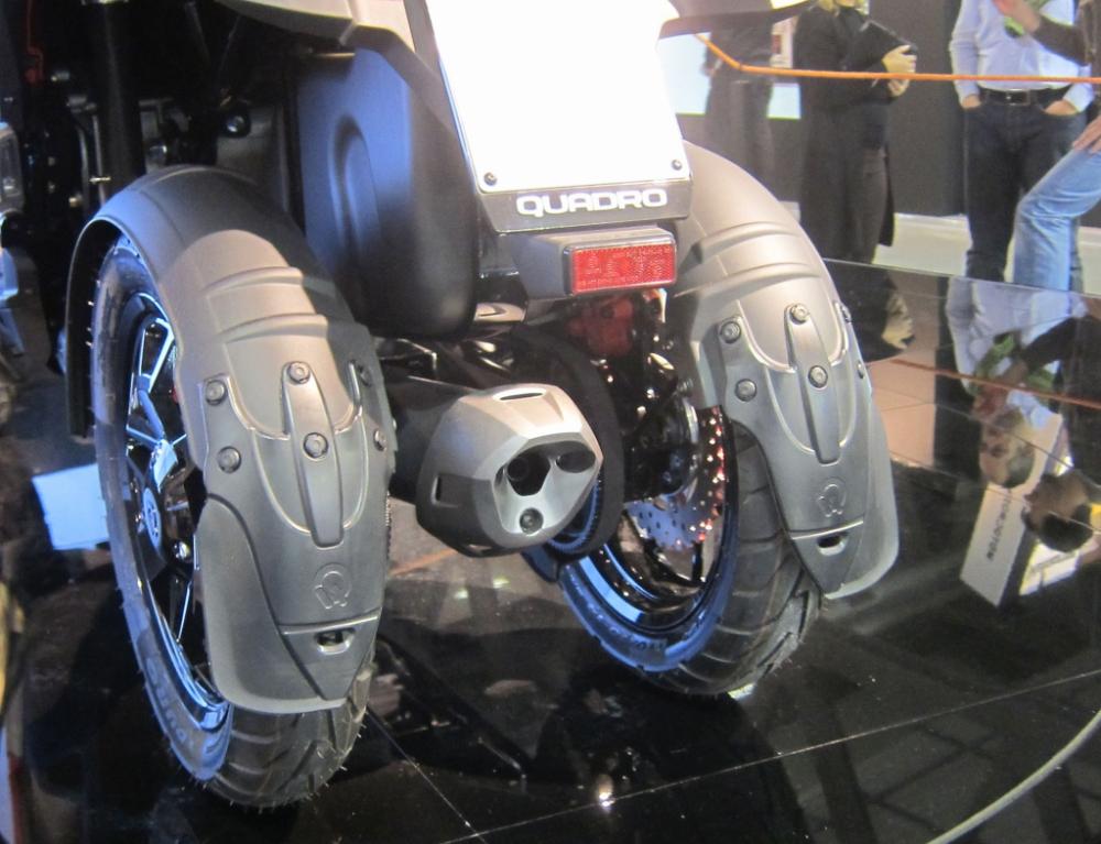  - Eicma 2013 - Quadro peaufine son 4 roues Parkour qui devient «4» !