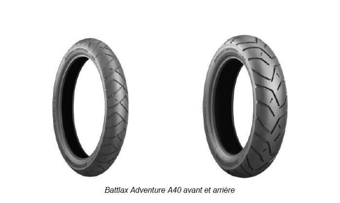  - Nouveautés Bridgestone 2015 : T30 Evo, RS 10 et Adventure A40