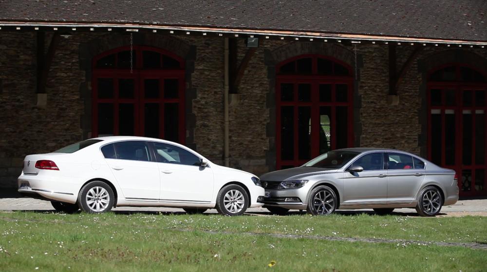 Essai comparatif Ancienne VW Passat vs Nouvelle VW Passat (2015)