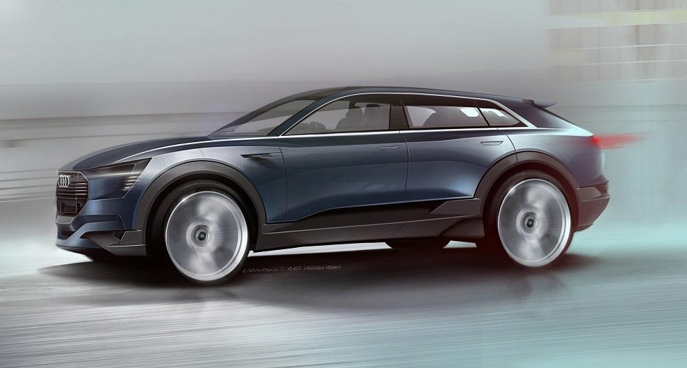  - Croquis concept Audi e-tron quattro (officiel)