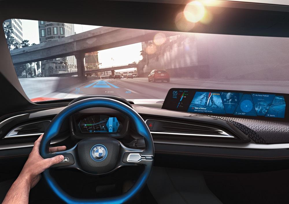 BMW i8 Mirrorless : une i8 sans rétroviseurs au CES Las Vegas 2016