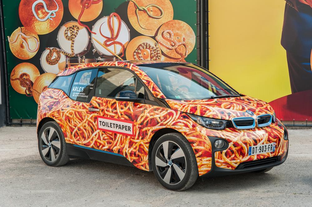  - La BMW i3 se transforme en plat de spaghetti au nom de l'art