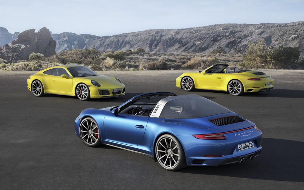  - Nouvelles Porsche 911 Carrera 4, 4S et Targa