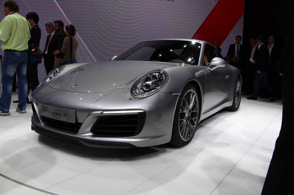  - Porsche 911 restylée : les photos en direct de Francfort