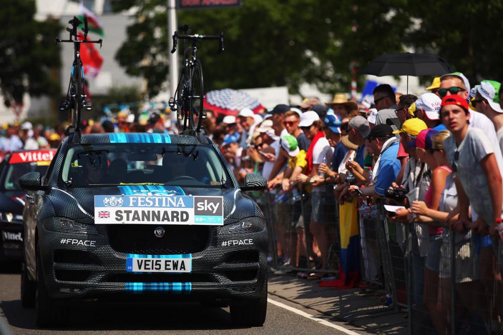  - Le Jaguar F-Pace au Tour de France