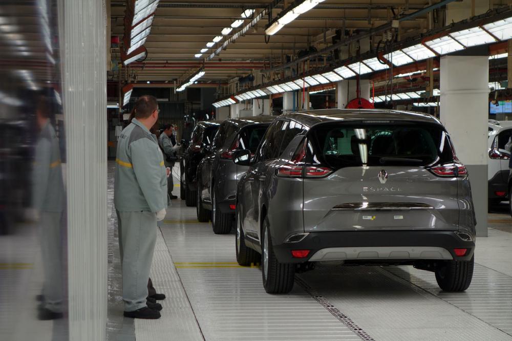  - Renault Espace : visite de l'usine à Douai