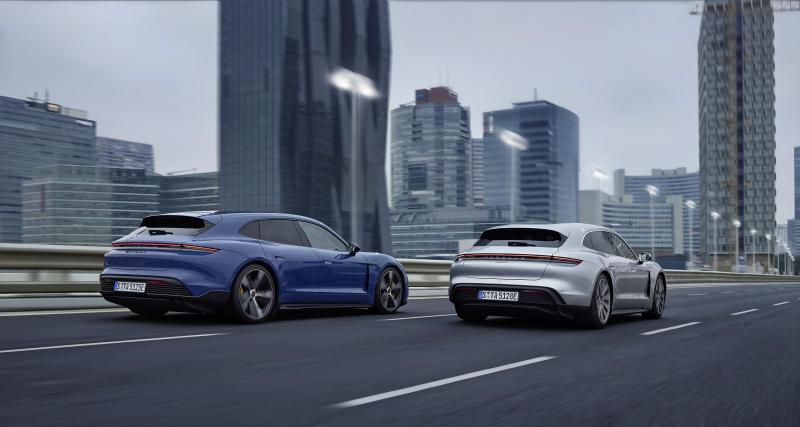 Nouvelle Porsche Taycan Sport Turismo (2022) : le break électrique devient plus civilisé - Porsche Taycan Sport Turismo (2022)