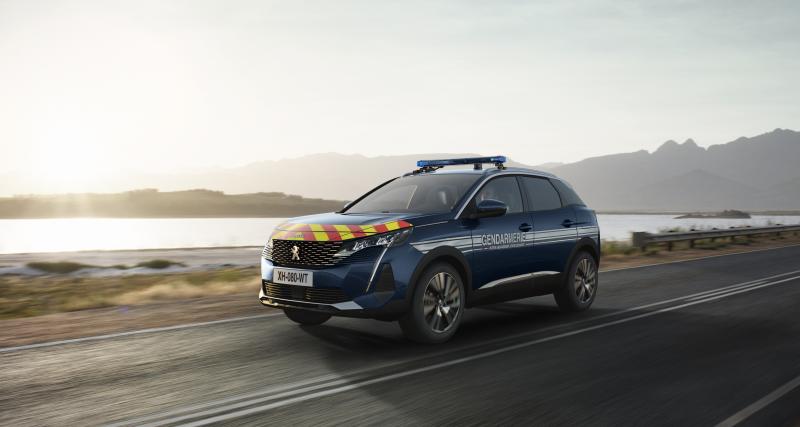 La Gendarmerie nationale roule désormais en Peugeot 3008 hybride rechargeable - Photo d'illustration