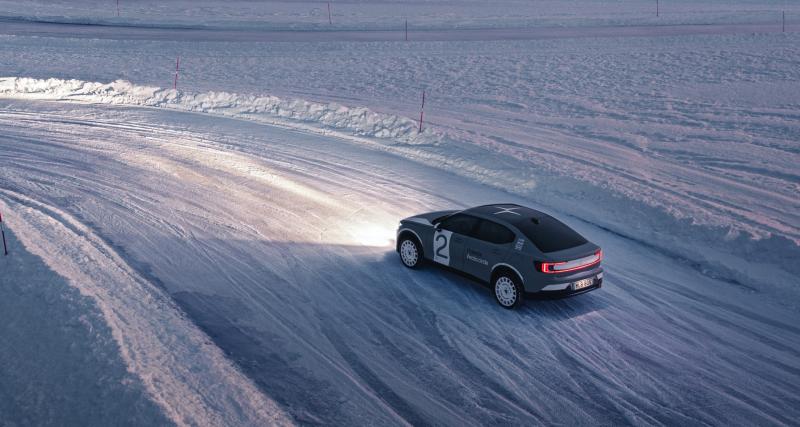 Polestar 2 Arctic Circle (2022) : une voiture de rallye électrique prête pour la conduite sur glace - Polestar 2 Arctic Circle (2022)