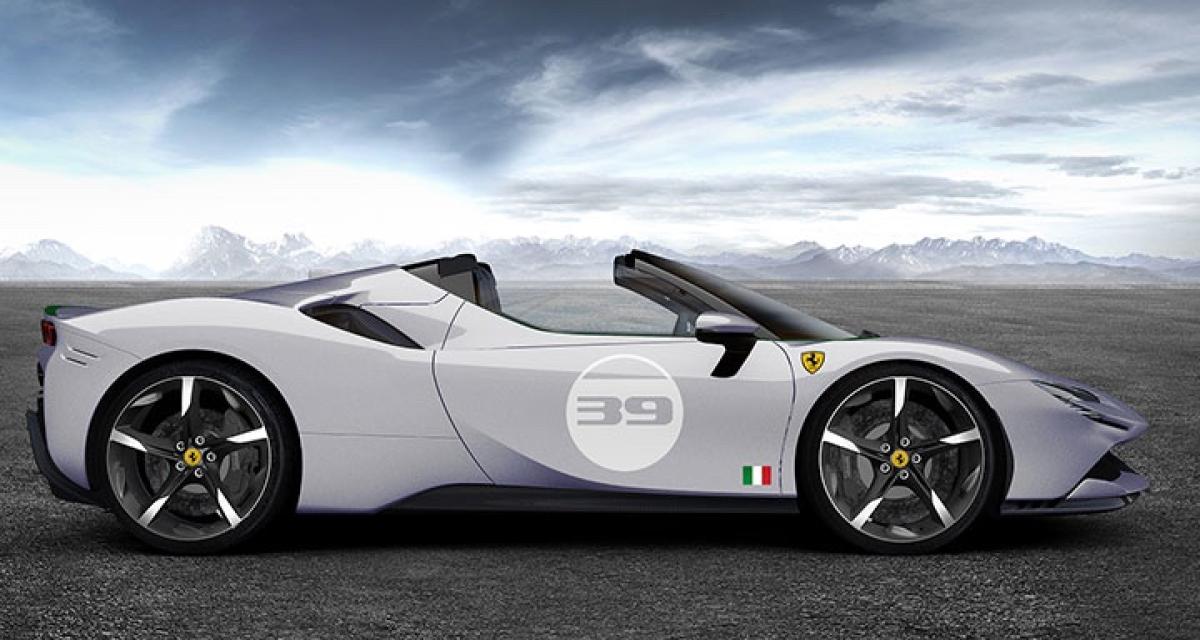 Pour l'anniversaire de sa Cavalcade, Ferrari dévoile à nouveau une livrée spéciale de la SF90 Spider