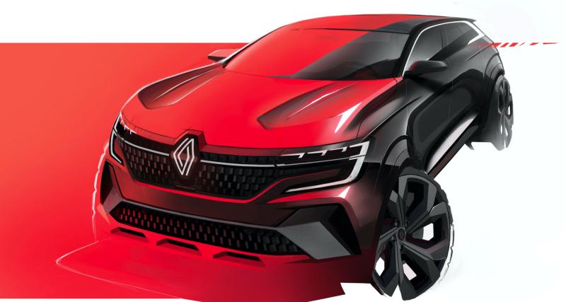 Renault Austral (2022) : le design du nouveau SUV se montre en avant-première - Le futur Renault Austral (2022) sous camouflage