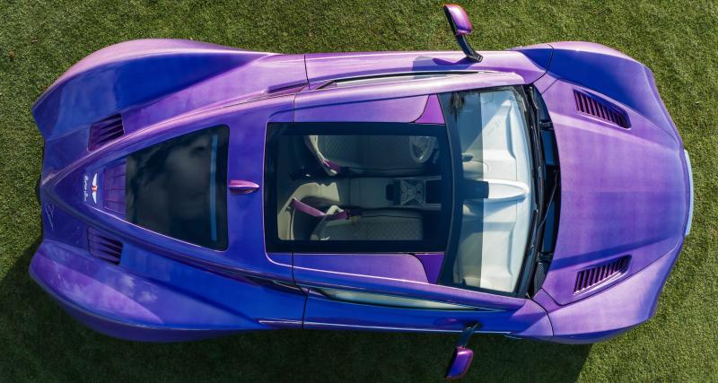 Hispano Suiza livre sa première Carmen Boulogne aux États-Unis, la voiture est violette - Hispano Suiza Carmen Boulogne