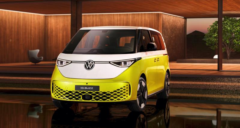  - Volkswagen ID. Buzz (2022) : le mythique Combi de retour dans une version moderne 100% électrique