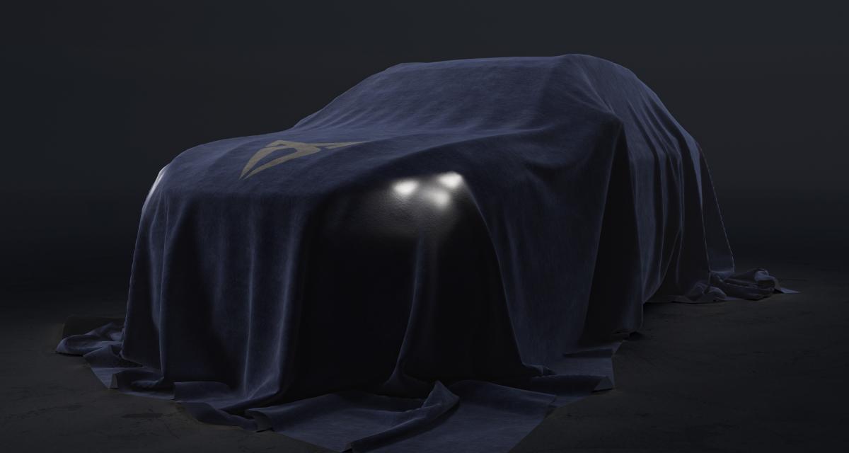 Image teaser du futur SUV hybride rechargeable Cupra