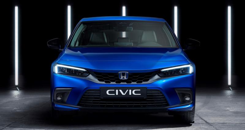 Honda Civic e:HEV (2022) : la onzième génération de la Japonaise arrive en France avec un moteur hybride - Honda Civic e:HEV (2022)