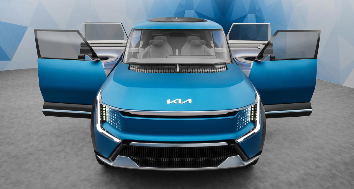 Kia EV9 (2023) : le concept car va donner naissance à un SUV familial électrique