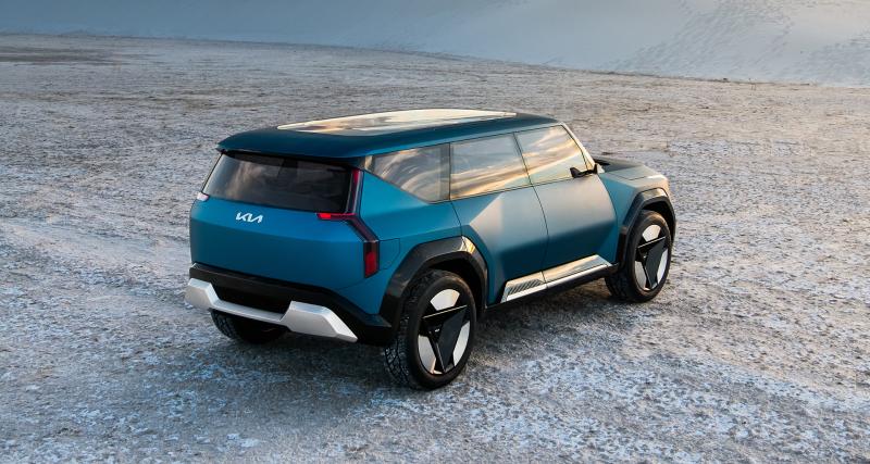 Kia EV9 (2023) : le concept car va donner naissance à un SUV familial électrique - Kia Concept EV9